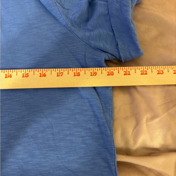 Talbots Women's Short Sleeve Tee in Blue - Picture 3 of 7